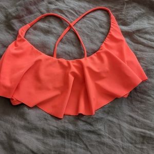 Victoria's secret bright orange swim top